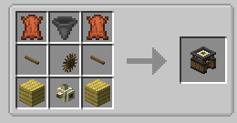 Shaped Crafting Recipe for Extractors
